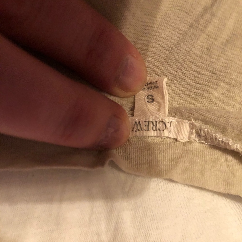 J. Crew Striped V-Neck Short Sleeve Shirt - Picture 3 of 3
